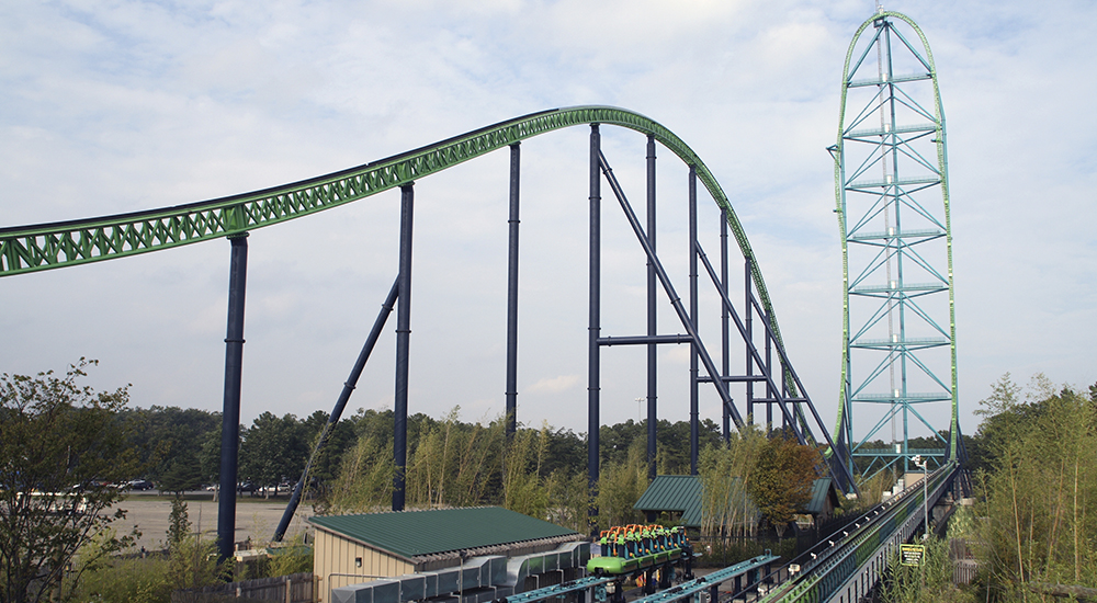 La iconica Kingda Ka, ah sido demolida por completo en Six Flgas Great Adventure.